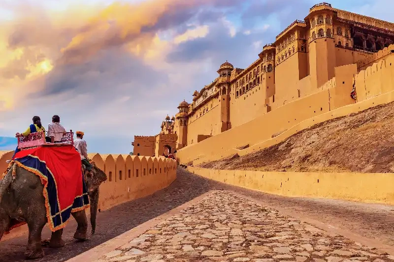 Fortezza di Amber , viaggio in india