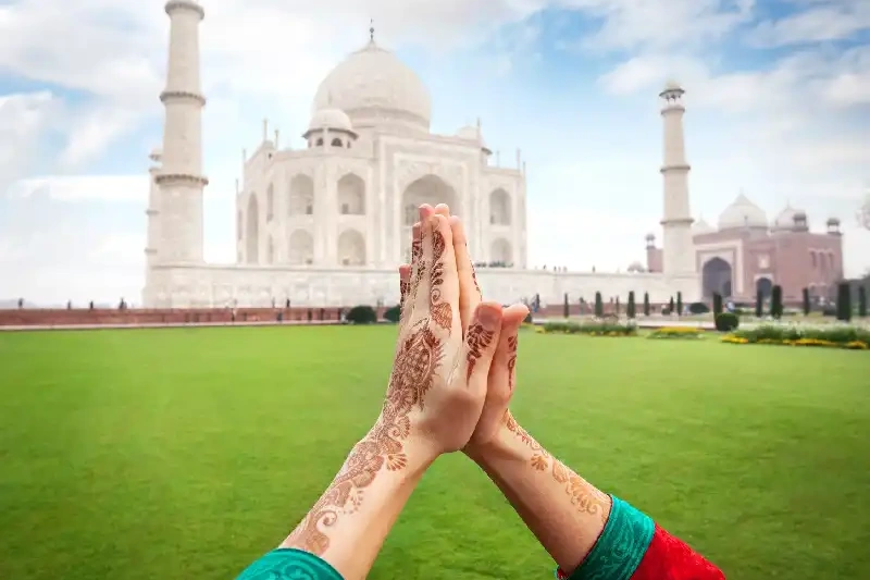 Taj Mahal, Viaggio India