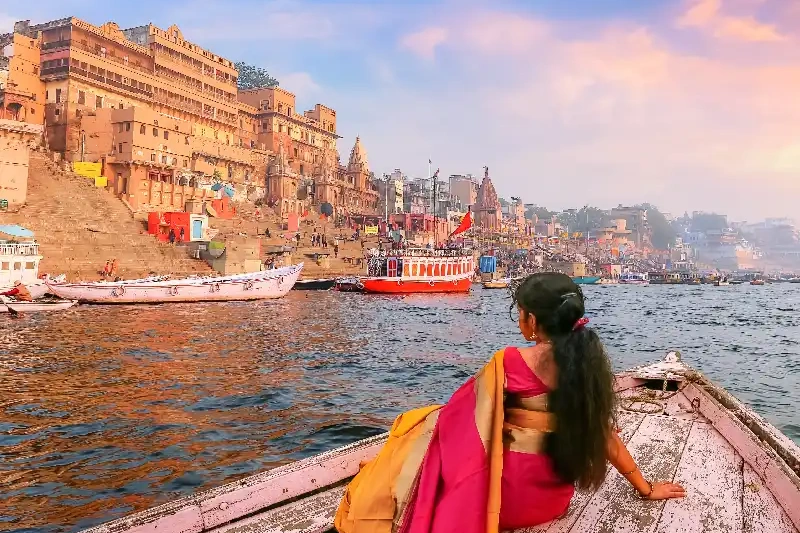 Gita in barca sul Gange, Viaggio India