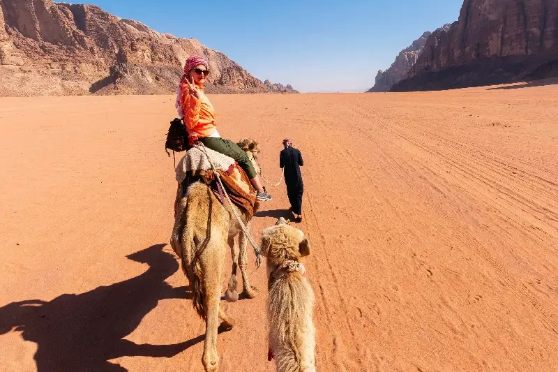 Wadi Rum, Giordania a Dicembre
