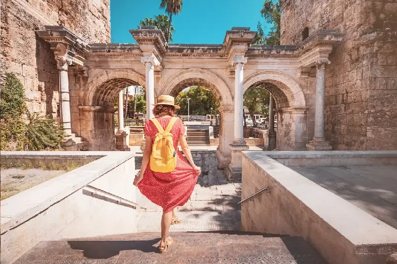 una turista ad Antalya, turchia in 10 giorni