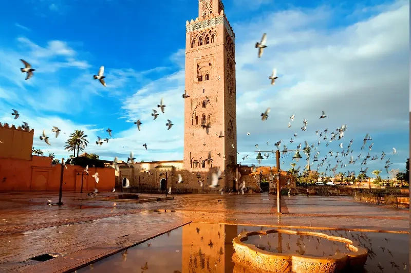 moschea di koutobia , tour marrakech merzouga