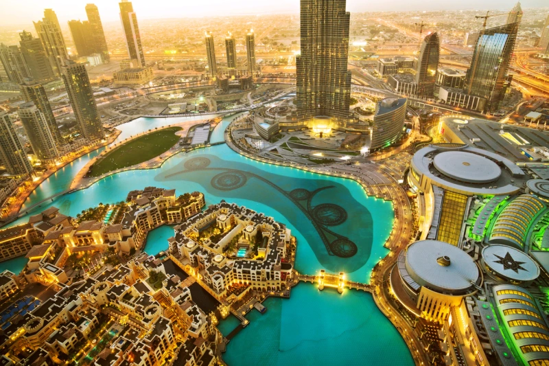 Centro de la ciudad de Dubai