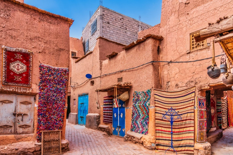 Alfombras y tapices hechos a mano en Marruecos
