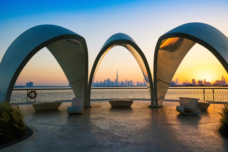 Vista desde Dubai Creek Harbour 