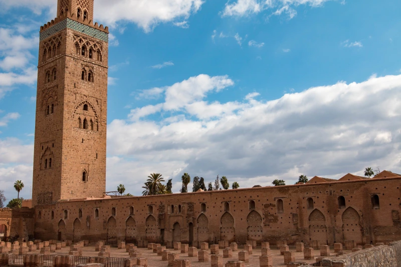 Mezquita de Koutoubia en Marrakech, Marruecos