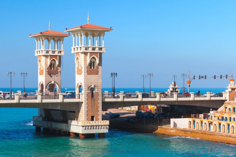 La ciudad de Alejandría en Egipto