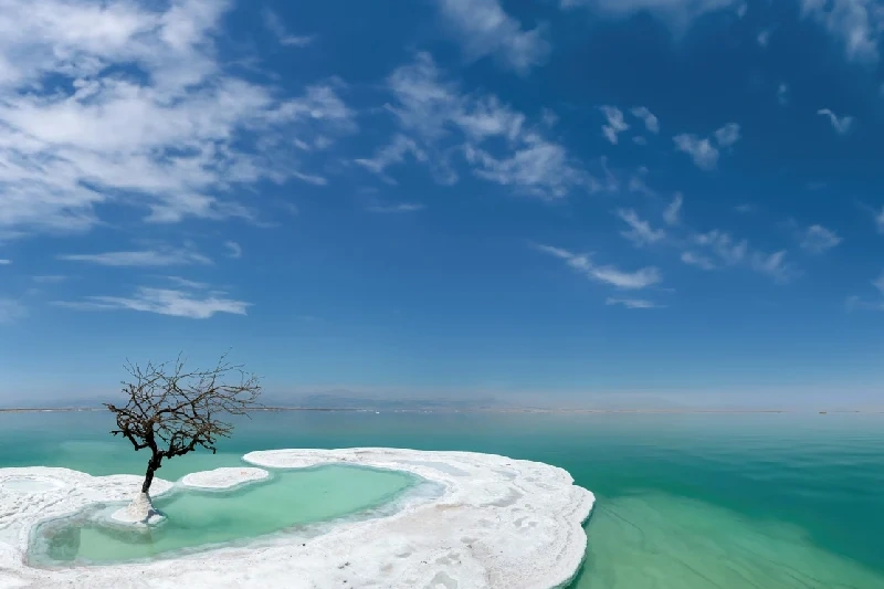 Stunning view of the Dead Sea from Jordan.