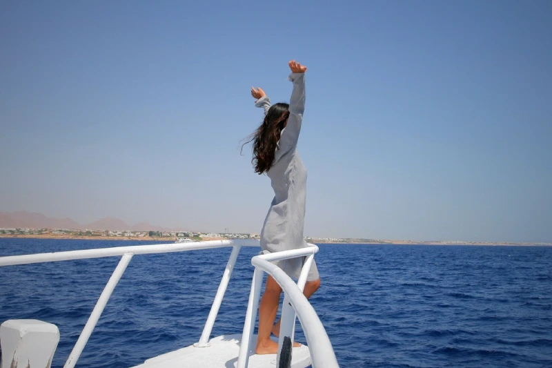 una turista a sharm el shiekh
