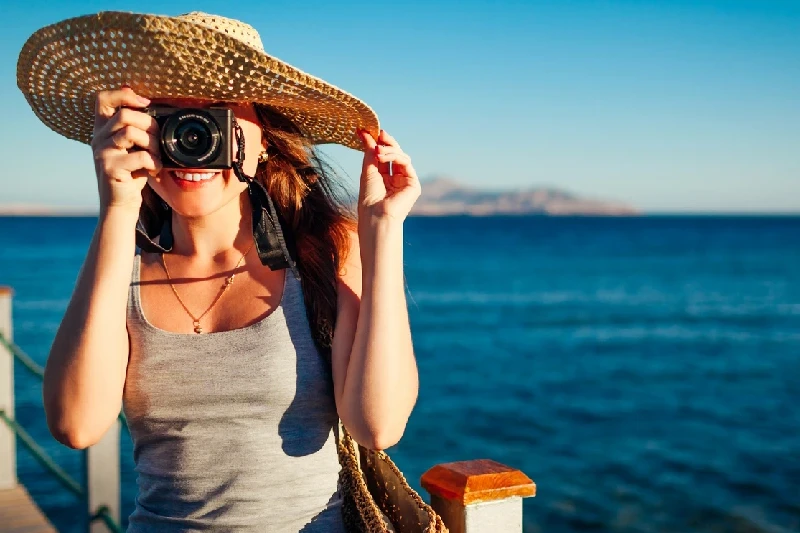 una turista a sharm el shiekh