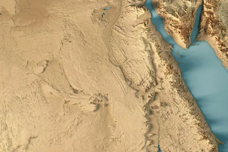 Mappa dell'Egitto