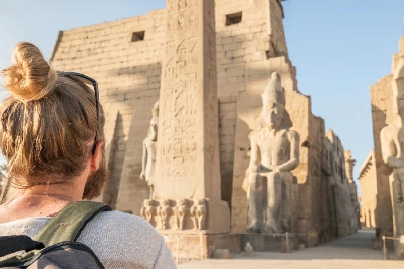 El Templo de Luxor, Luxor, Egipto, África del Norte