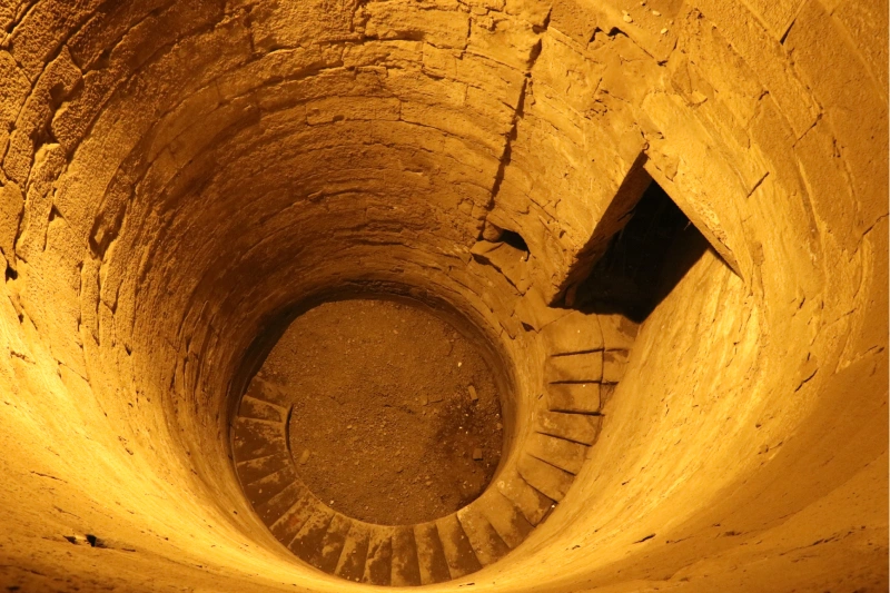 Pozo en el templo de Kom Ombo