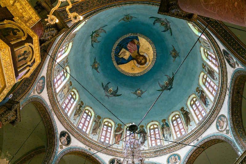 cúpula de una iglesia en el cairo