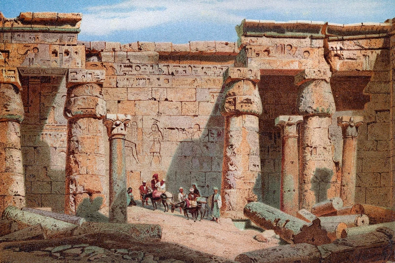 el Templo de Habu, Medinet Habu