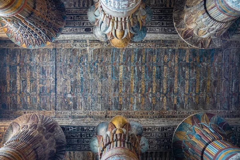 el Techo del Templo de Khnum en Esna