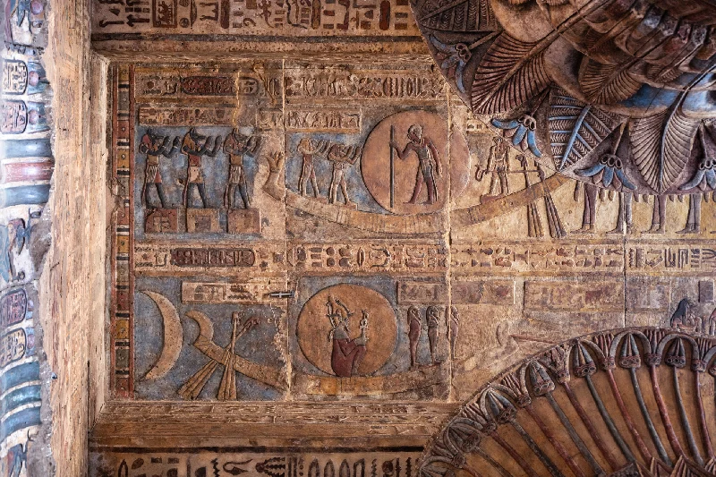 el Techo del Templo de Khnum