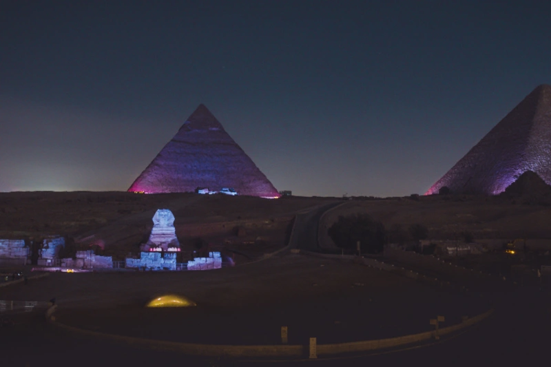 El Espectáculo de Luz y Sonido en las Pirámides de Giza