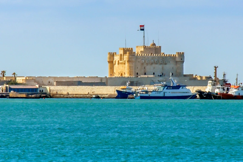 Ciudadela de Qaitbay al Mediterráneo