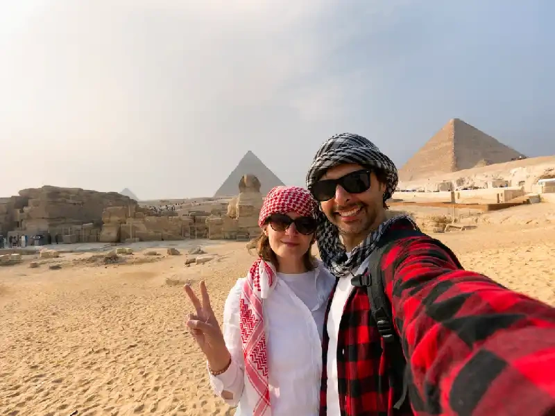 una coppia in egitto , tour egitto e giordania