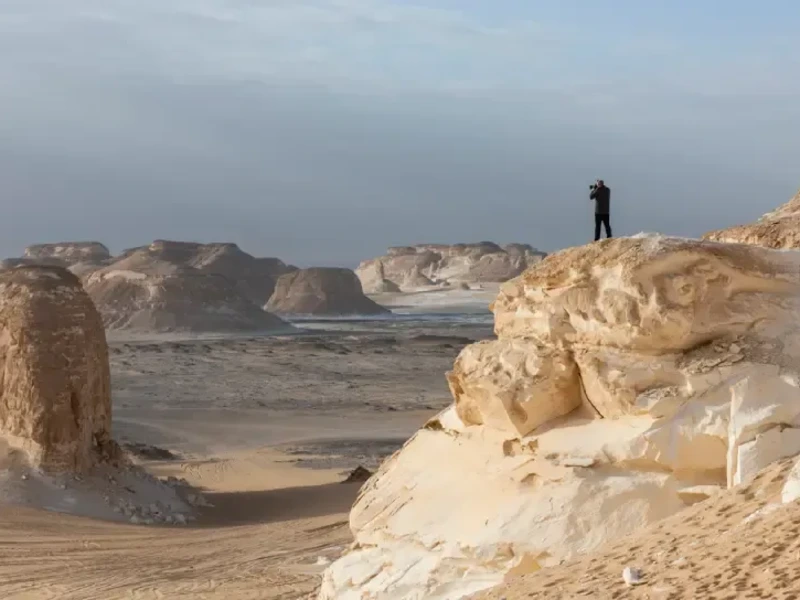 deserto bianco in Egitto