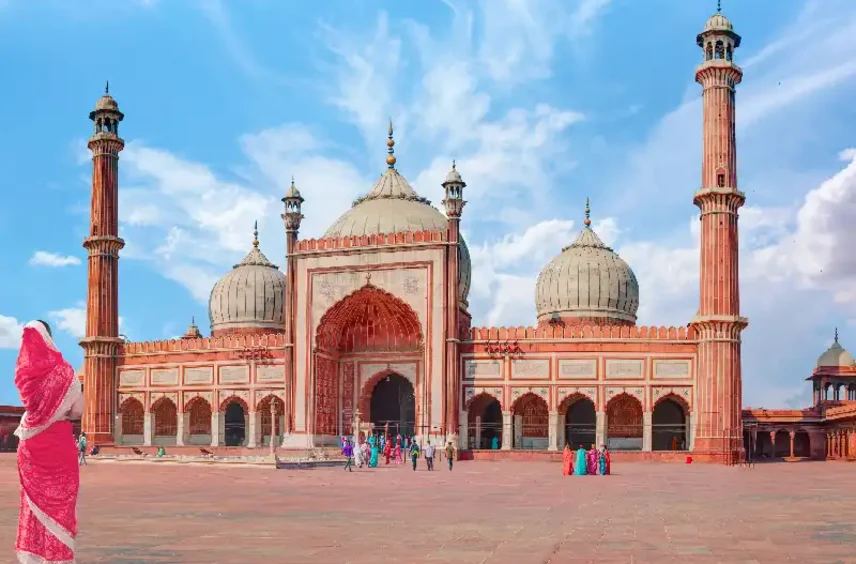 Jama Masjed in Delhi,Viaggio india 