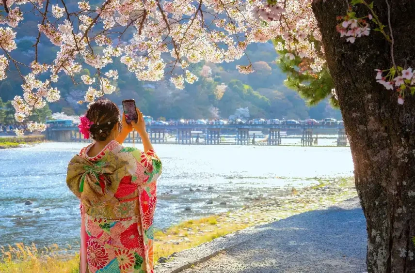 Ponte Togetsukyo,Viaggio in Giappone Organizzato 