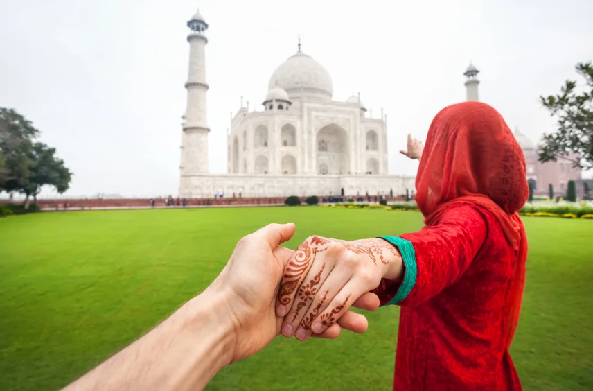 Taj Mahal , VIaggio in India