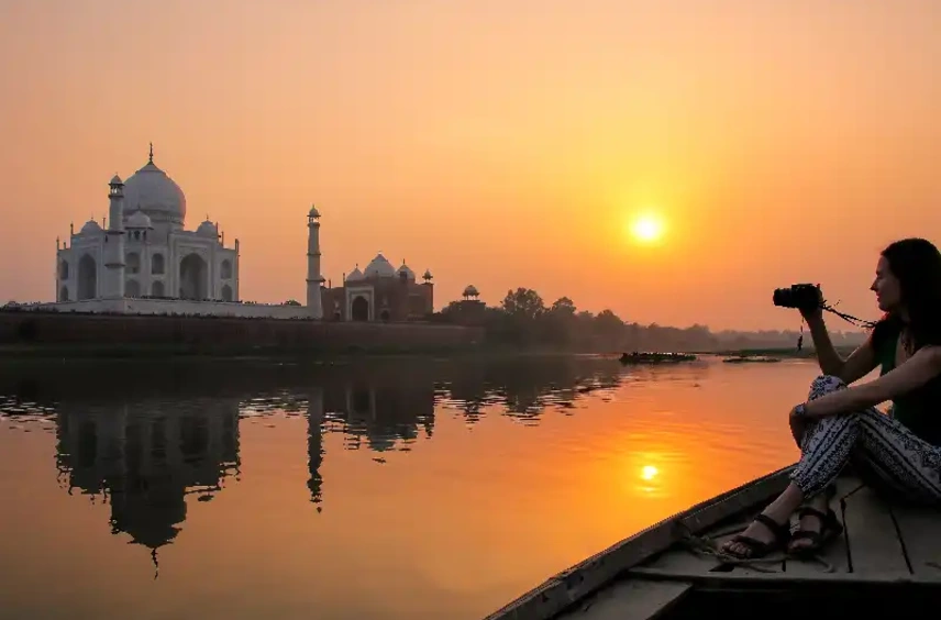 Taj Mahal , Vacanza in India