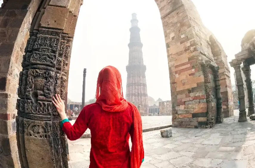 Qutub Minar, Triangolo d'oro India