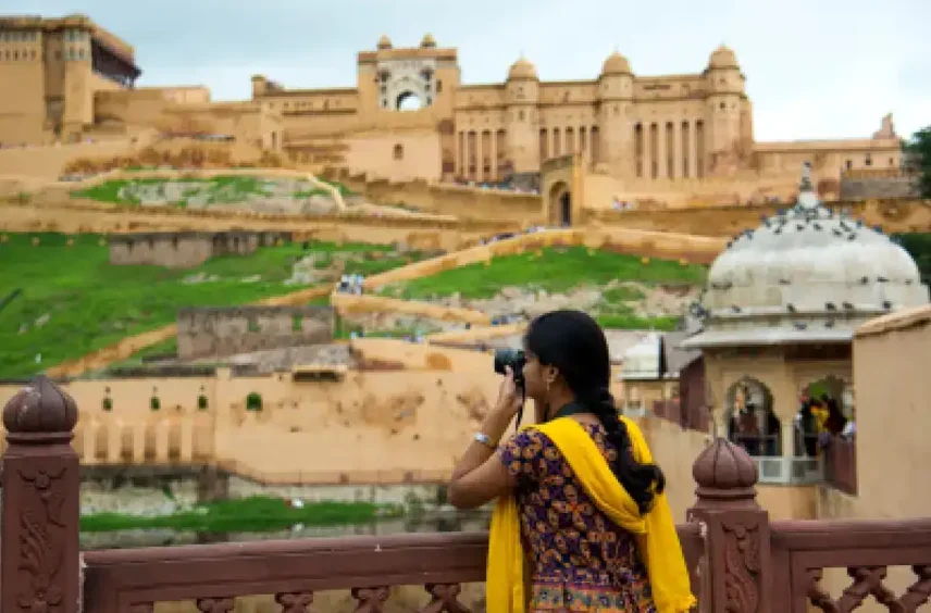 Palazzo fortificat Amber , viaggio in India