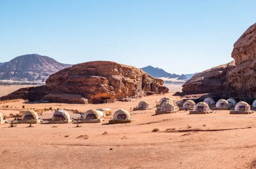 Campo Wadi Rum, Giordania viaggio