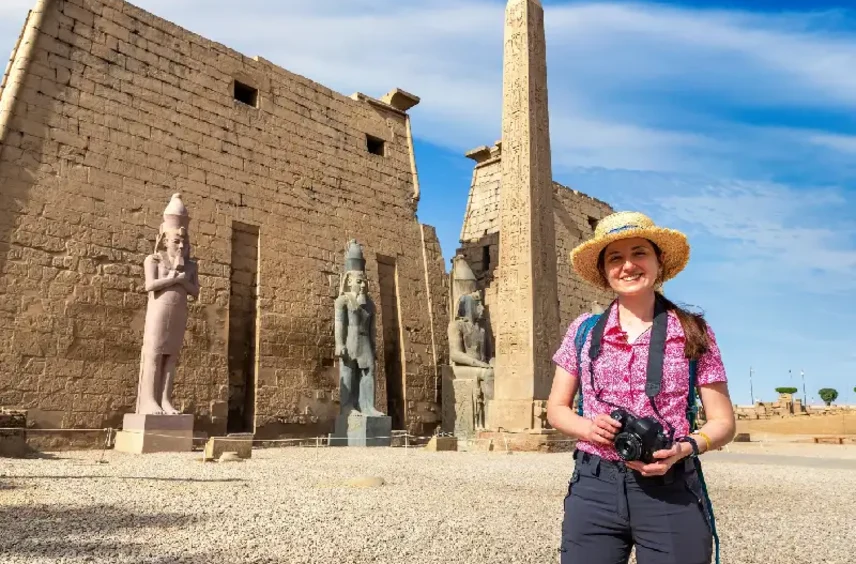 Tempio Luxor , Viaggio in Egitto