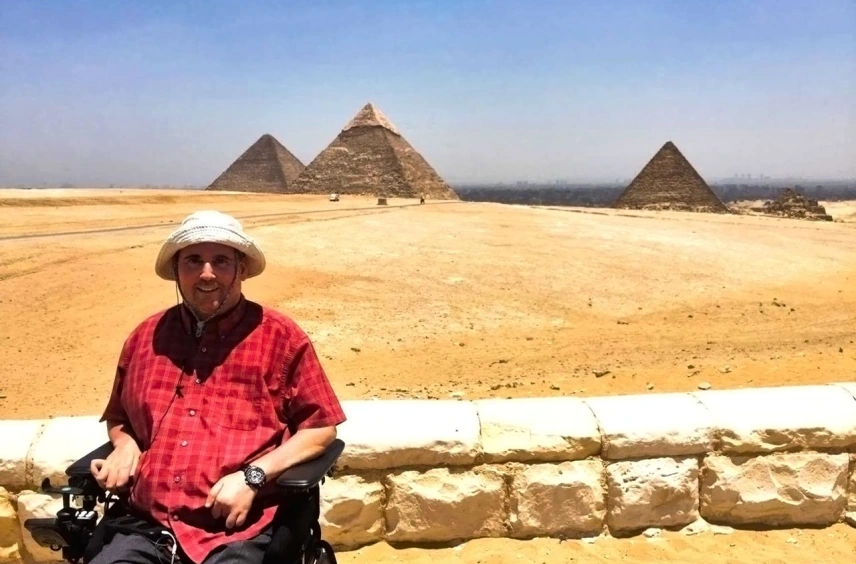 tour egito acessível cadeirantes