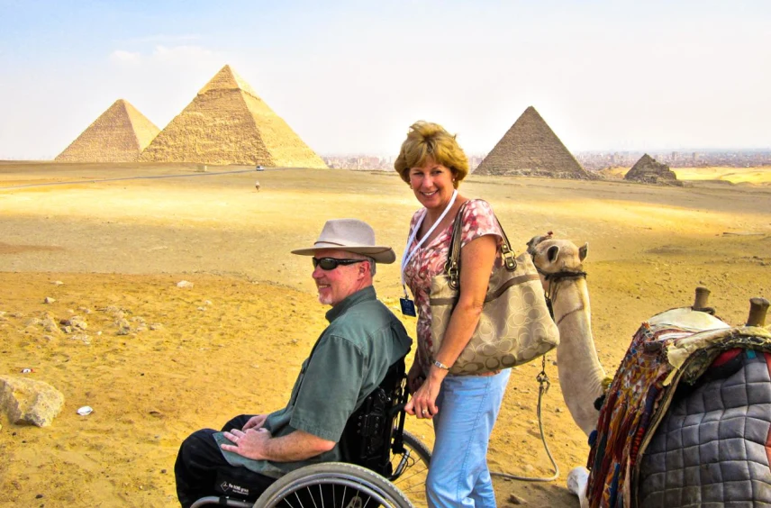 tour egito acessível cadeirantes