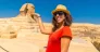 Touristen und Sphinx