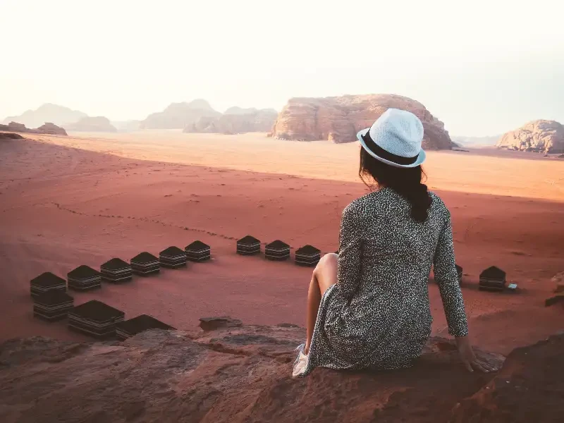 wadi rum giordania campo tendato