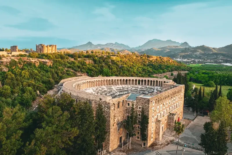 il teatro romano aspendos turchia, cose da vedere in turchia