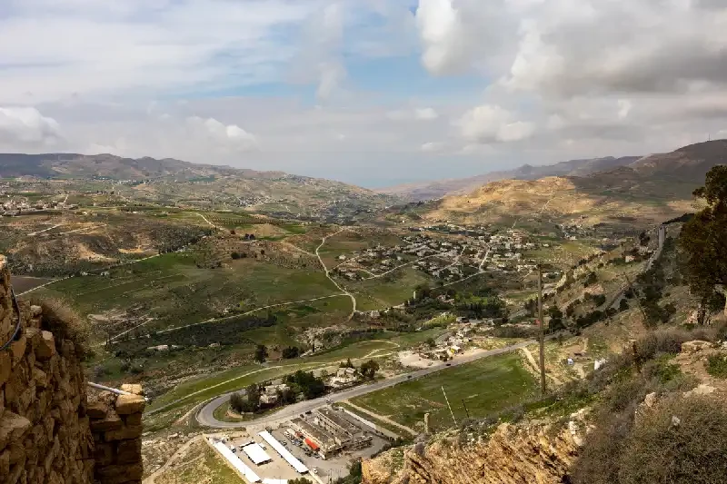 citta di kerak giordania, Castello di kerak