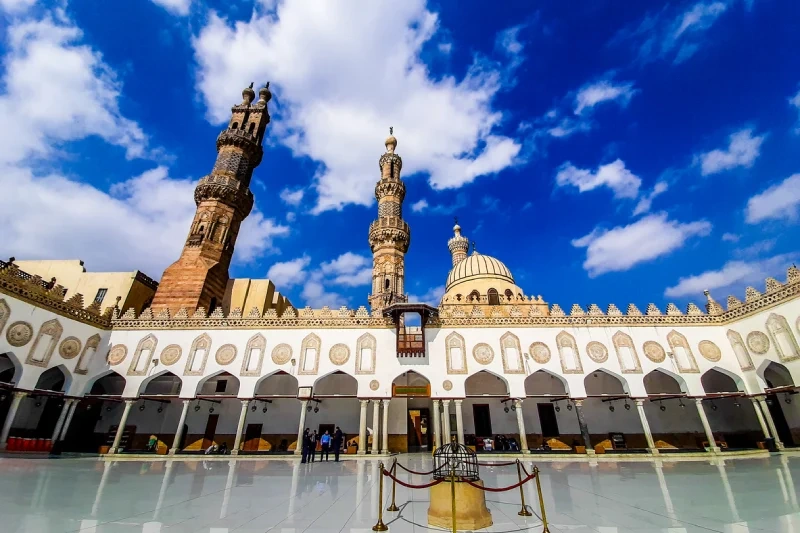Moschea di Al Azhar nel Cairo, egitto citta