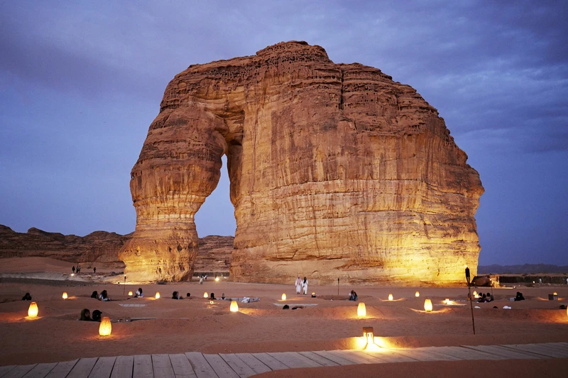 Roca del elefante, Arabia Saudita Roca del elefante, Arabia Saudita