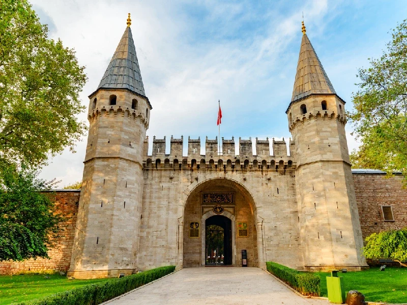 View of the historic Topkapi Palace View of the historic Topkapi Palace