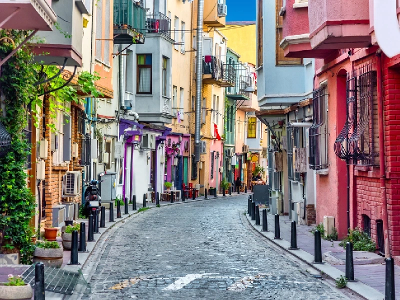 Balat district with its mix of culture and color Balat district with its mix of culture and color