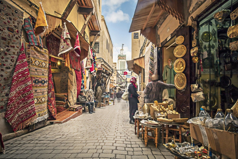 Calles de Fez, Marruecos