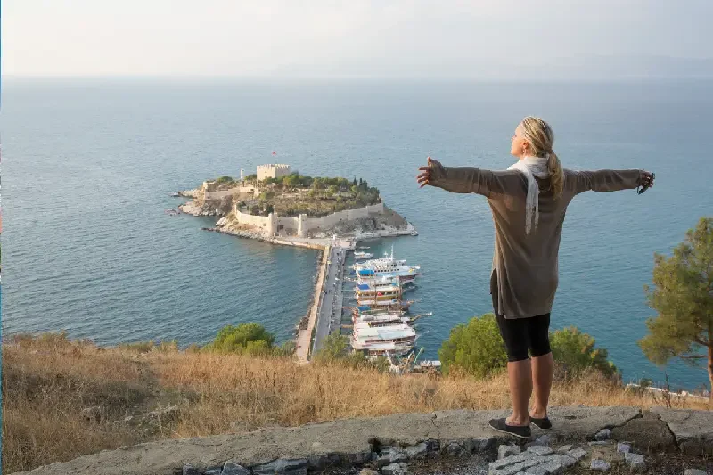 il mare a kusadasi , kusadasi turchia il mare a kusadasi , kusadasi turchia