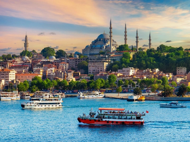 Panoramic shot of Istanbul