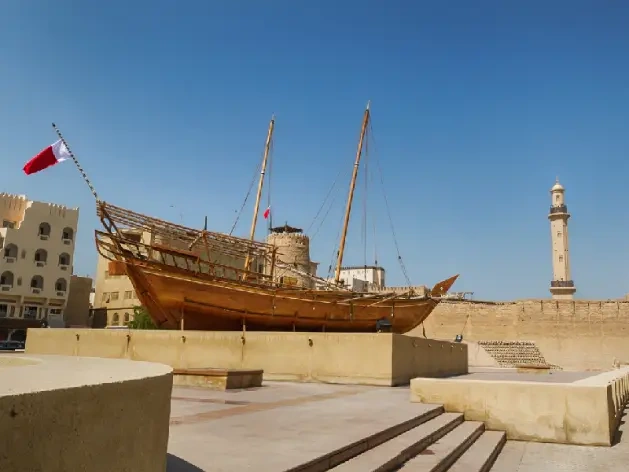 Dubai Museum at Al Fahidi Fort, a historic landmark in Old Dubai.