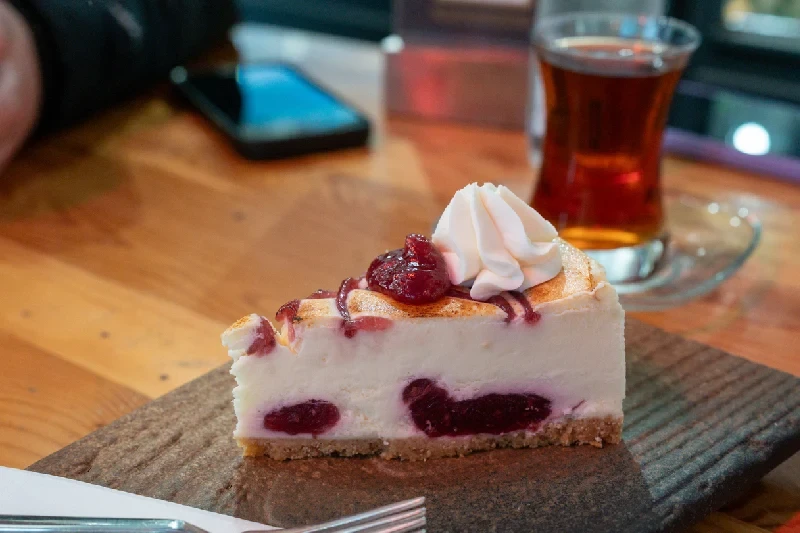 Turkish Dessert with Tea