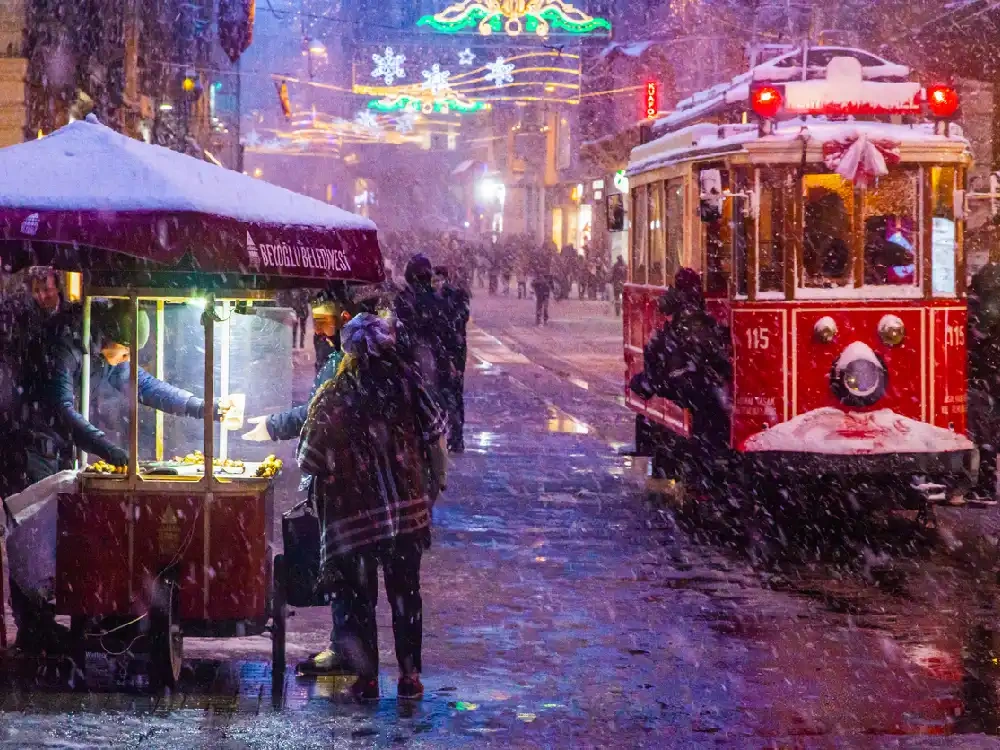 Piazza taksim a natale , Piazza taksim