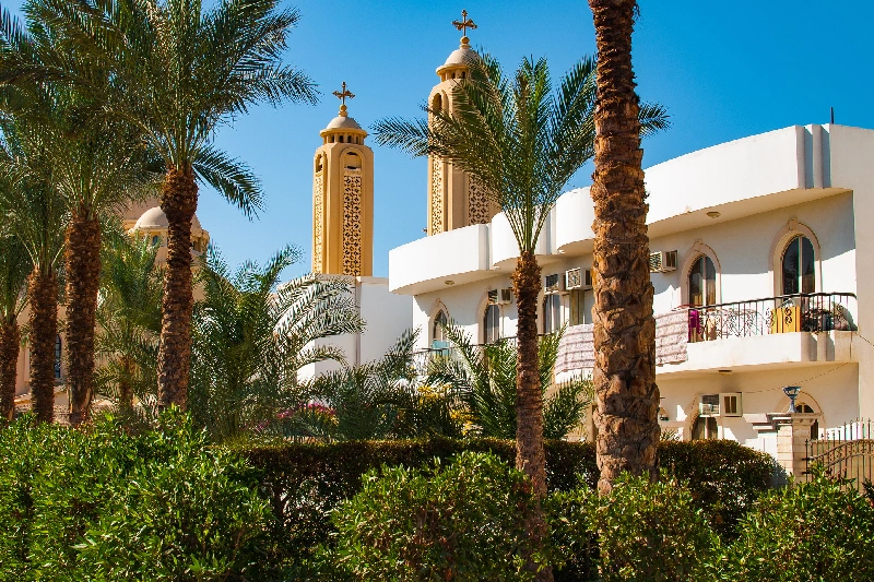 Iglesia As Samayun en Sharm El Sheikh en el Mar Rojo
